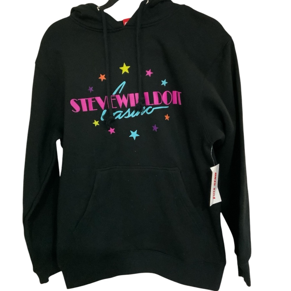 Full Send Steve WillDolt Casino Hoodie Black Men Size Small